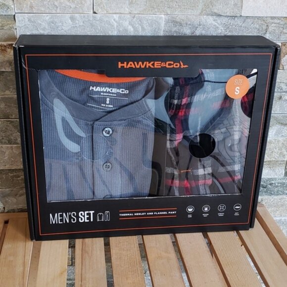 Hawke & Co. Men's 2 Piece Pajamas - Picture 4 of 6